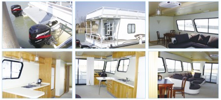 14米 鋁合金旅游休閑觀光艇(房船)